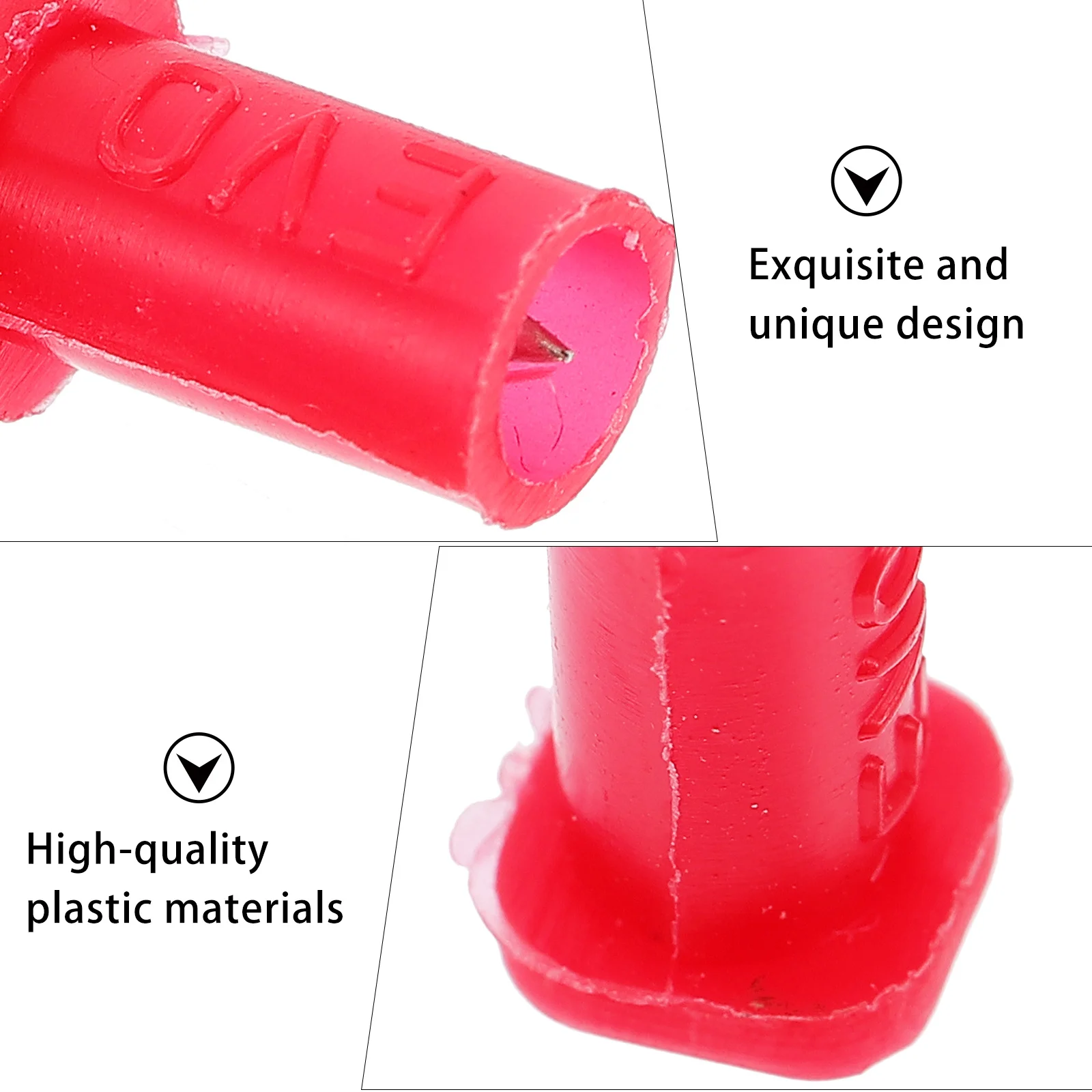 40 pçs pino de garrafa de cola universal ferramenta de extensão de cílios substituir rolha bloqueada fácil de usar dicas de garrafa de cola para casa e salão de beleza