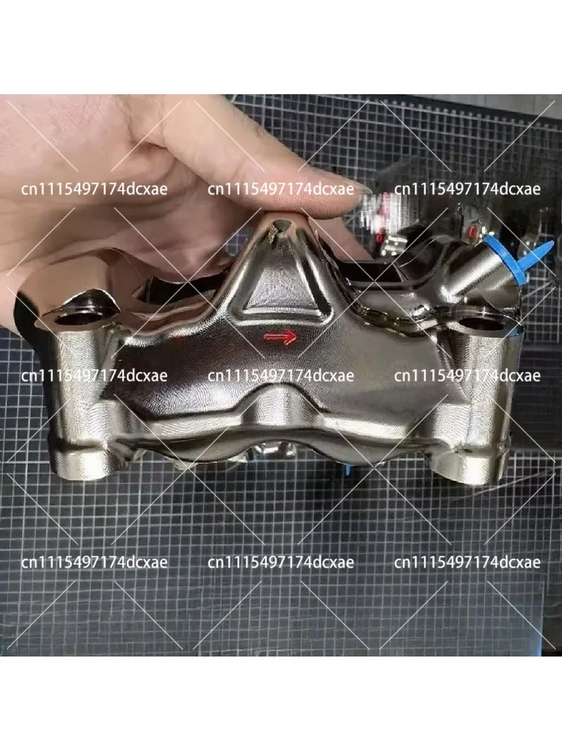 GP4RX Nickel Plated Silver 100mm Hole Spacing Brake Caliper Brake Pump 484 Motorcycle