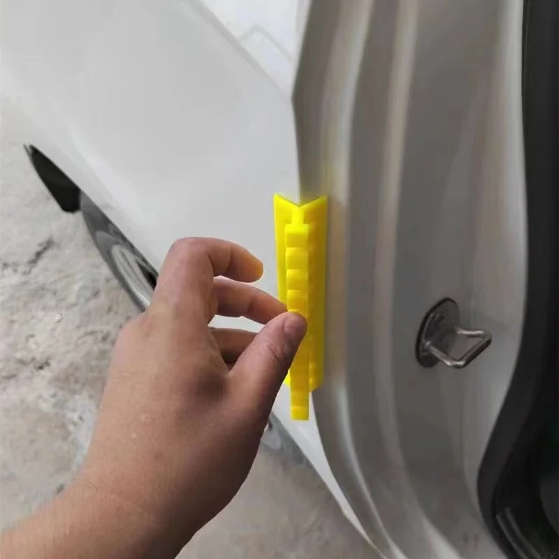 Car body dent pull-out car press-fit side door side length pull head right-angle edge pull-out gasket plastic pull-tab repair