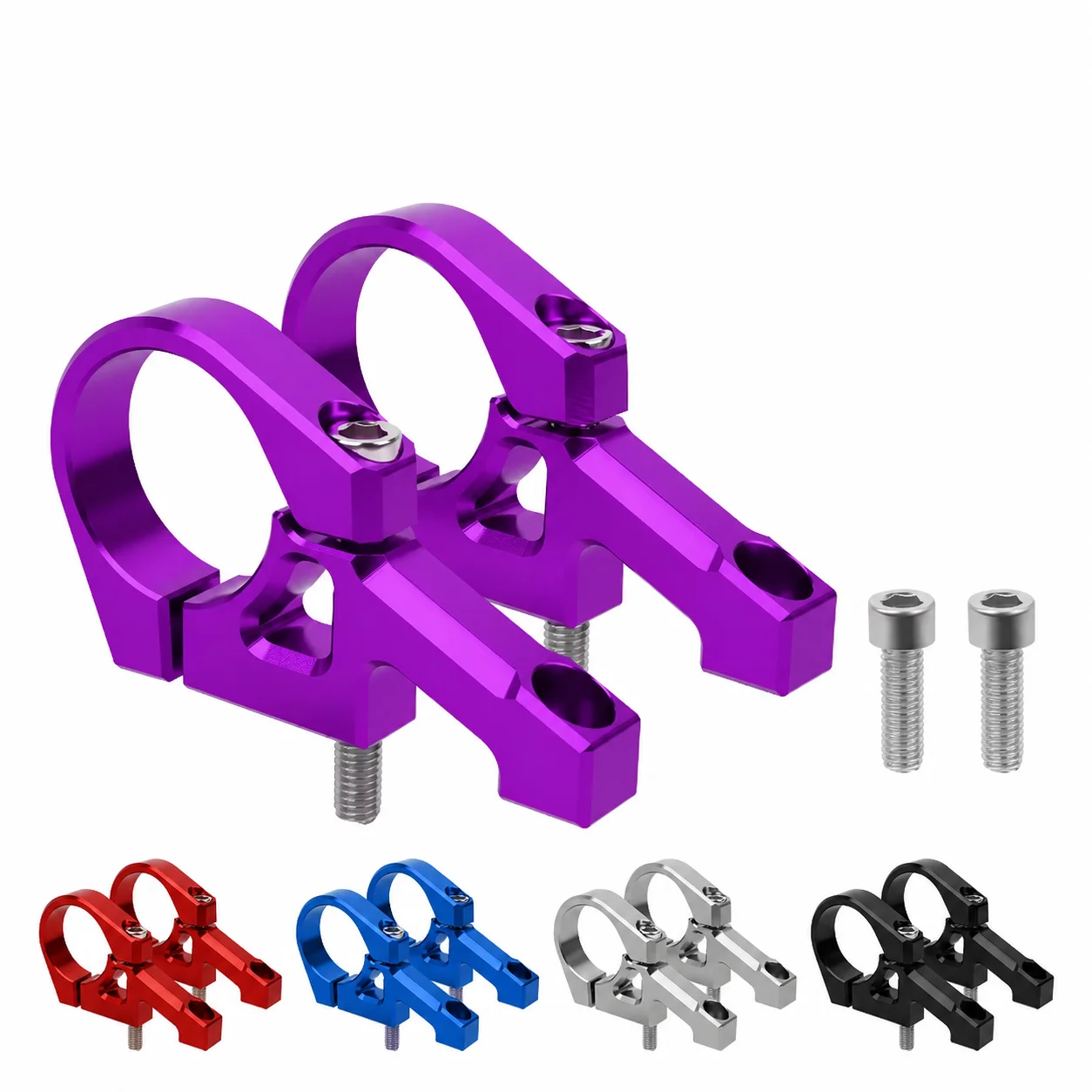 BOLANY 31.8mm Direct Mount Mountain Bike Stem CNC 6061 Aluminum Dual Crown Fork Handlebar Clamp for DH Downhill MTB