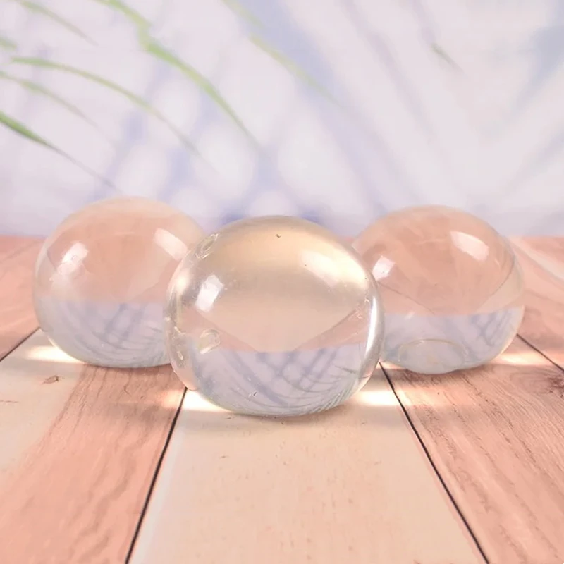 Balle anti-Stress à rebond lent, jouet à presser au sirop de maltose transparent pour adultes et enfants, jouet sensoriel anti-anxiété, cadeau de fête
