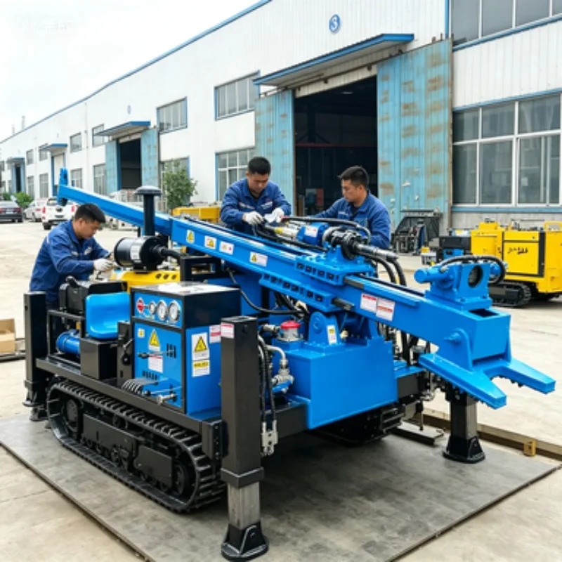 Best Equipment Fully Automatic 1200m Hydraulic Core Drill Rig Machine 24V Hydraulic for 60mm Drilling in Mines