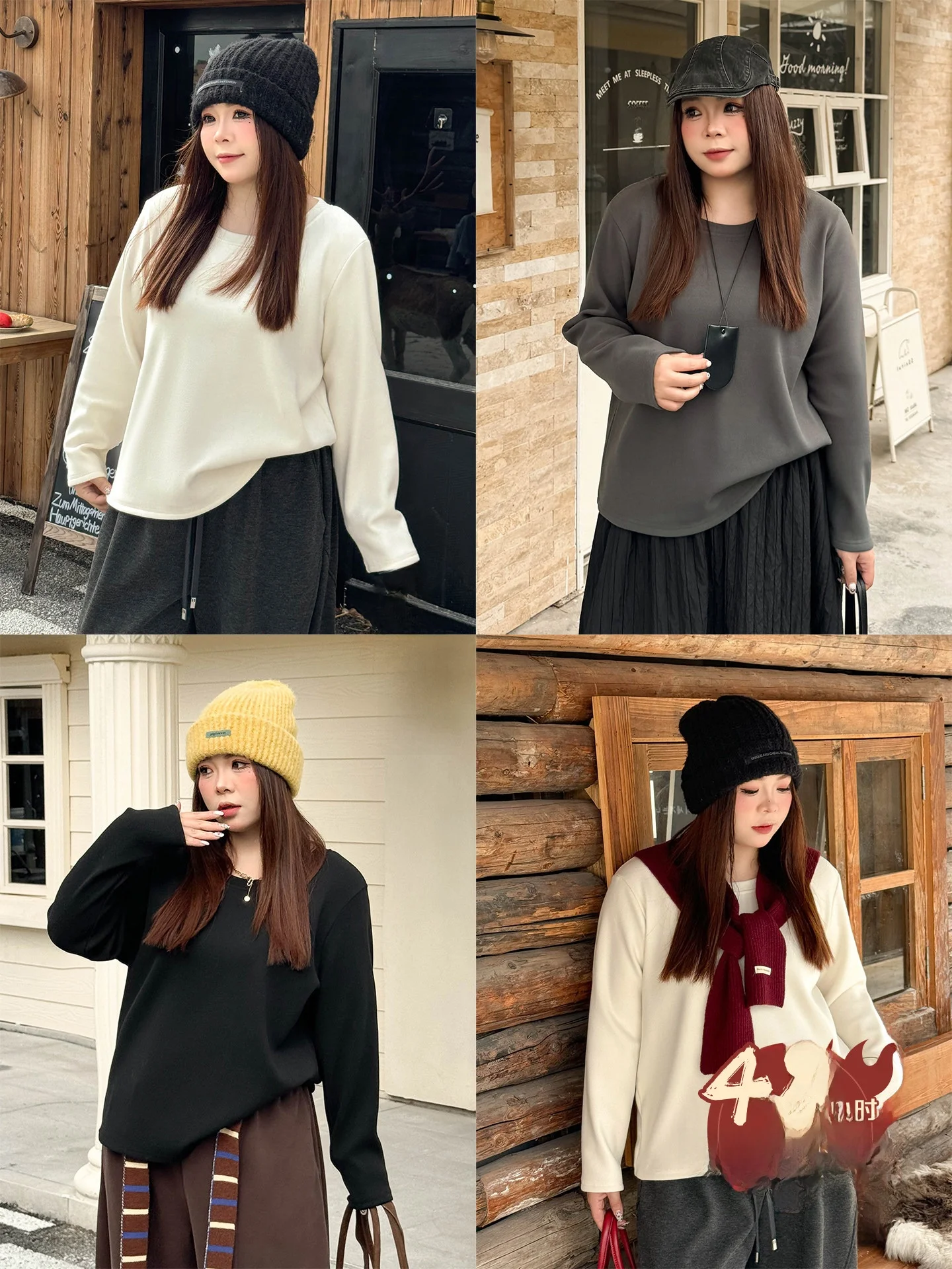 

Женская термофутболка больших размеров с флисовой подкладкой, утолщенная, с длинным рукавом, круглым вырезом, базовая, для ношения под одеждой, повседневная, свободного кроя