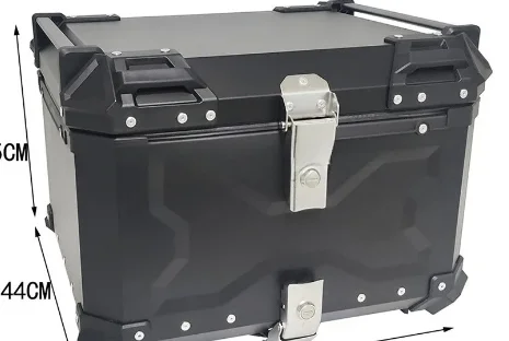 45L/55L/65L Motorcycle Rear Roof Shell Motorcycle Luggage Storage Rear Luggage Waterproof Aluminum Luggage Keylock Tool