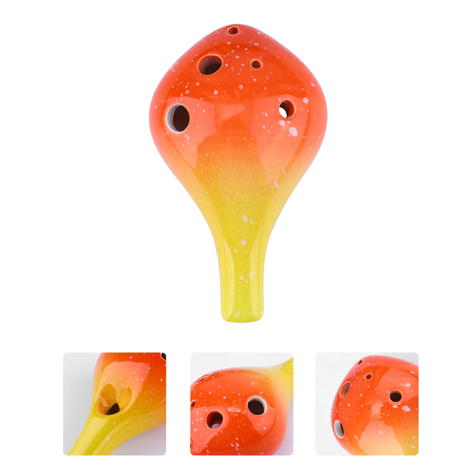 

6 Holes Ceramic Ocarina Bottle Type Premium Material Beautiful Sound Easy Learning Curve Great Gift for Music Enthusiasts