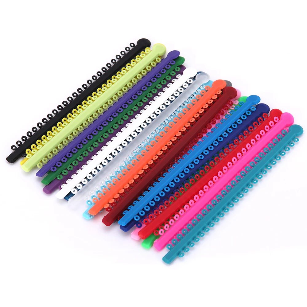 1000 teile/paket AZDENT Dental Kieferorthopädische Elastische Ligatur Krawatten Bands Ligation Ring 23 Farben Zahnmedizin Liefert – Detail 5