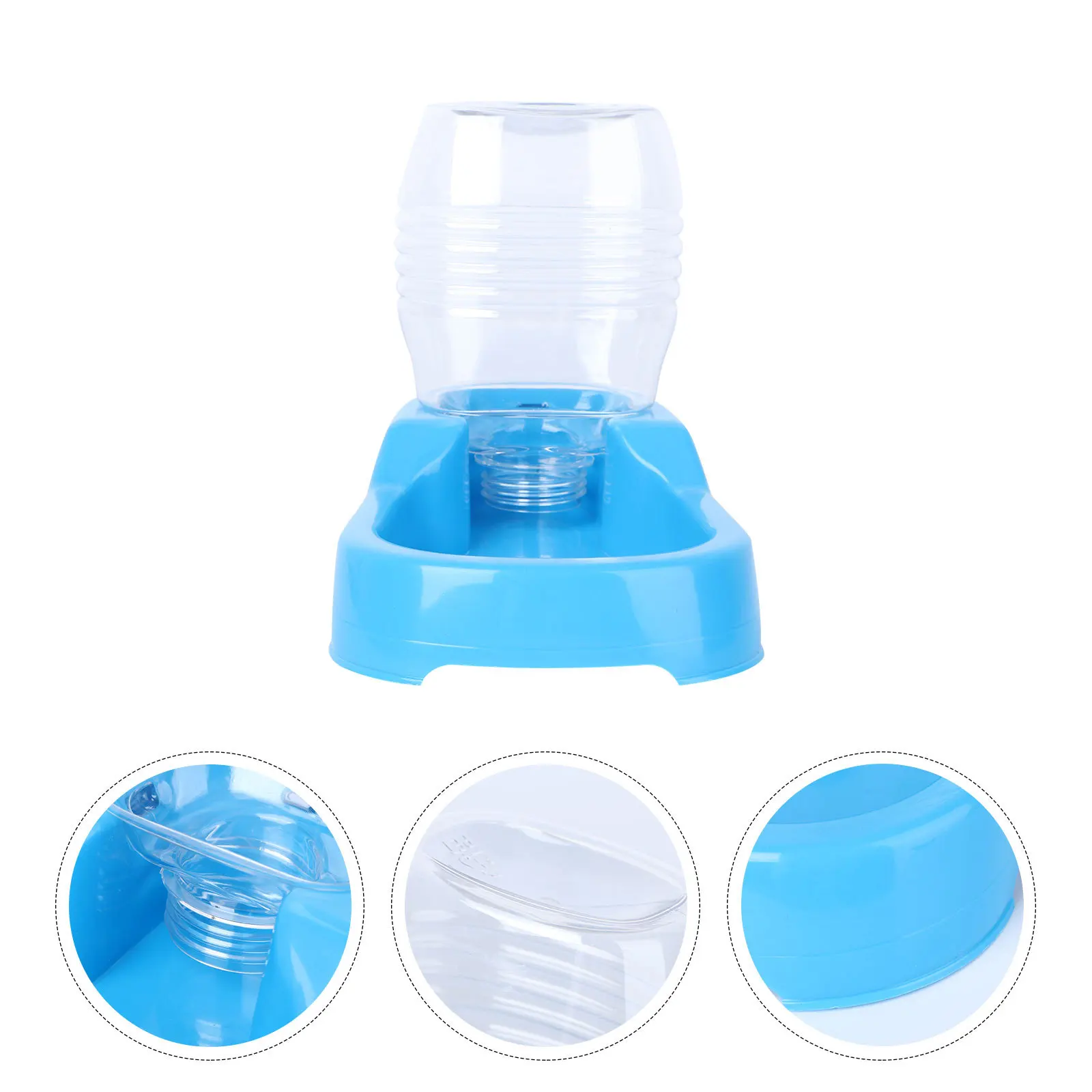وعاء تغذية مياه الحيوانات الأليفة 500 مل، تصميم فريد من نوعه، غير طرف فوق سطح أملس، مادة آمنة عالية الكثافة، أداة شرب أوتوماتيكية للكلاب