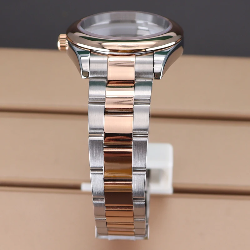 36mm 40mm Ms. Watch Case Watchband Sapphire Glass Parts For Seiko nh34 nh35 nh36 nh38 Miyota 8215 Movement 28.5mm Dial oyster