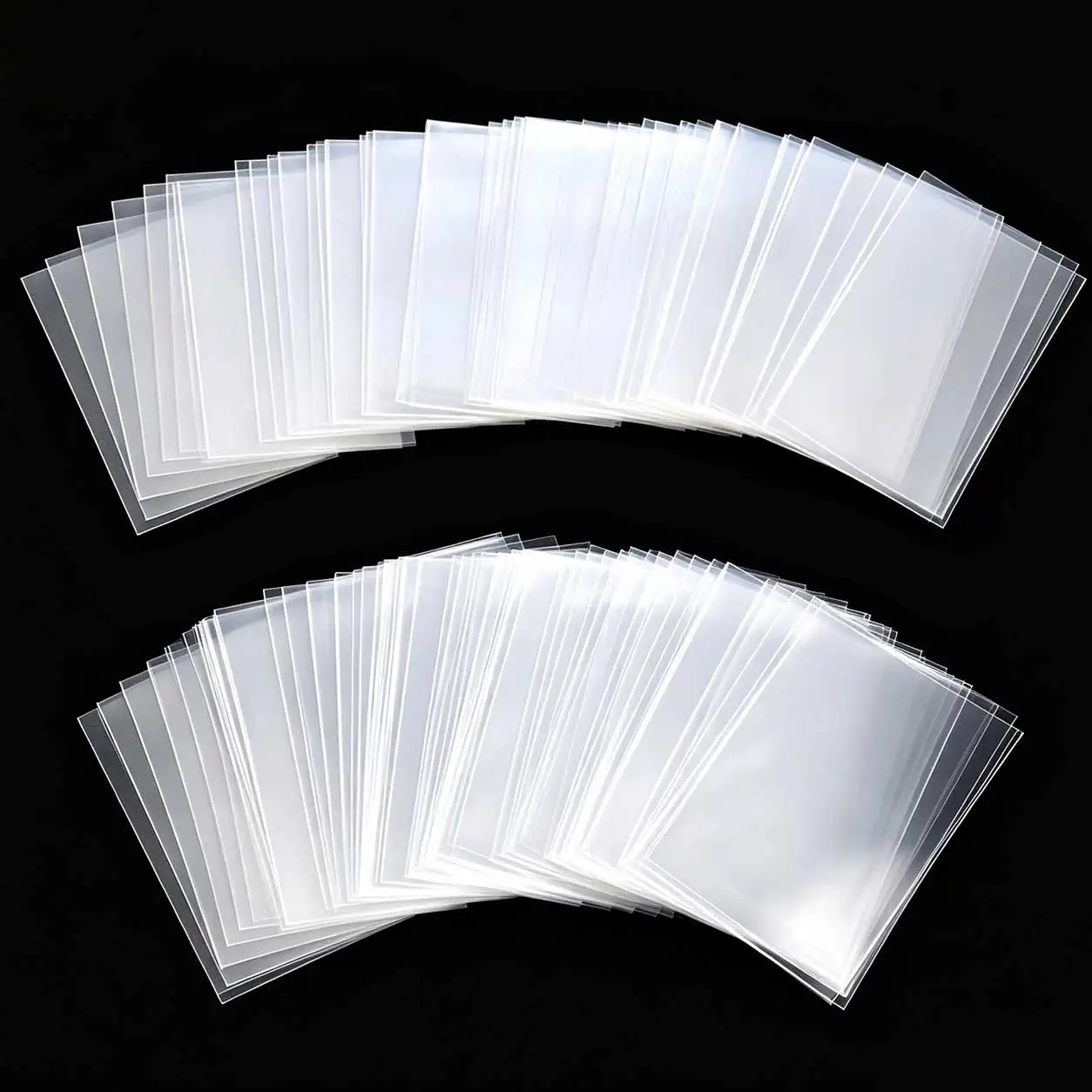 100-500pcs 65×90mm Transparent Card Sleeves Clear Card Protectors for MTG Sports Football Trading Cards Collection Storage GYH