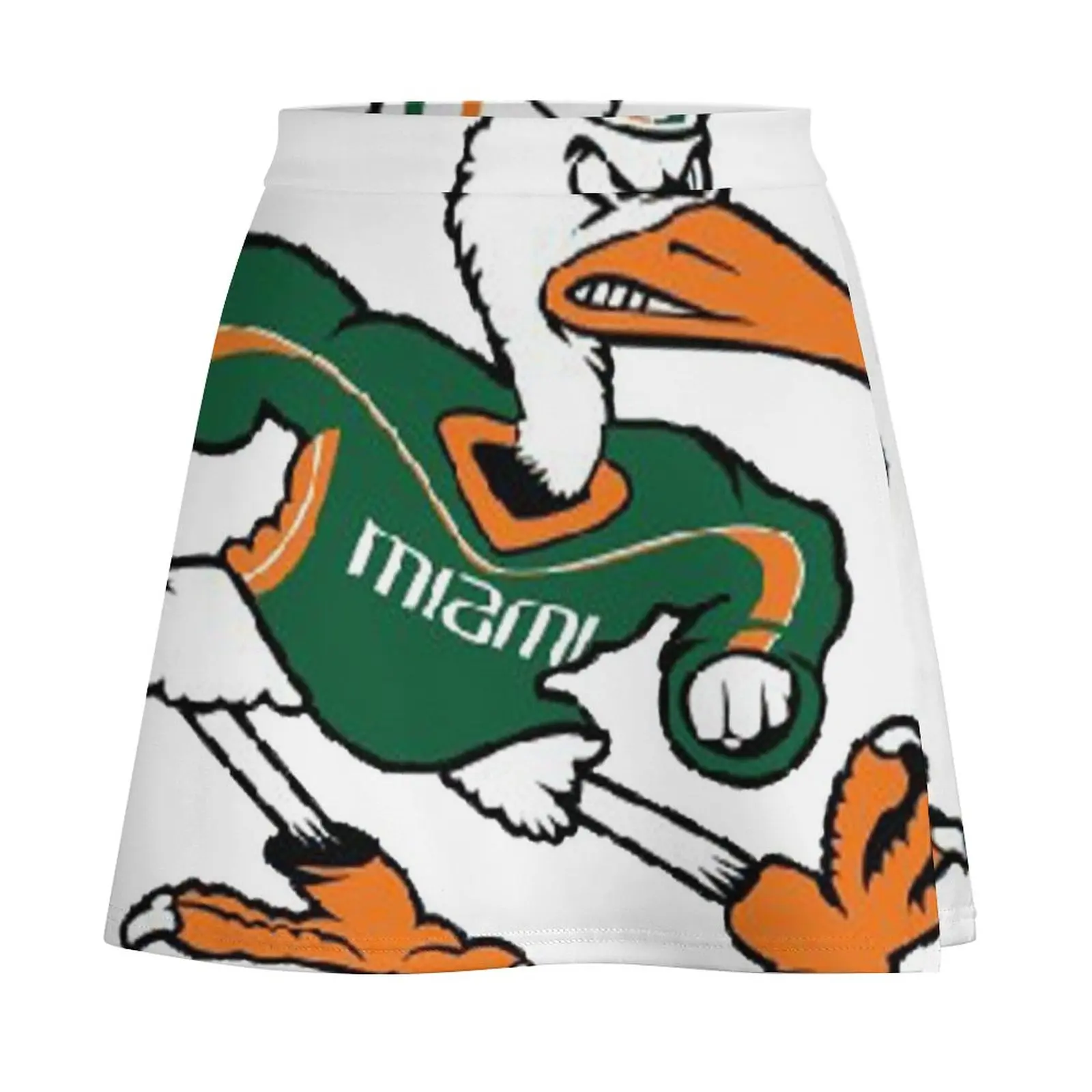 Miami Hurricanes Mini Skirt skorts for women skirt for woman luxury women\'s skirt skirts for womans