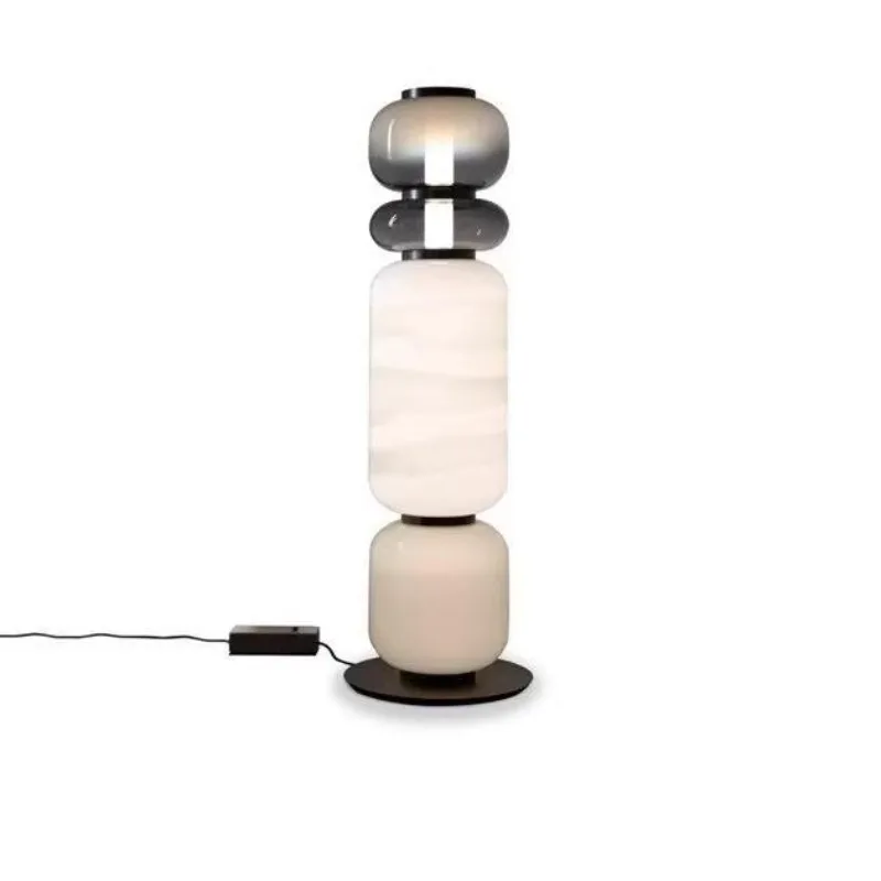 Exhibition hall glass floor lamp model room decoration designer living room