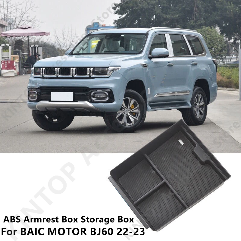 

For BAIC MOTOR BJ60 22-23 ABS Armrest Box Storage Box,Car Interior Decoration Modification Protection Accessories Refit