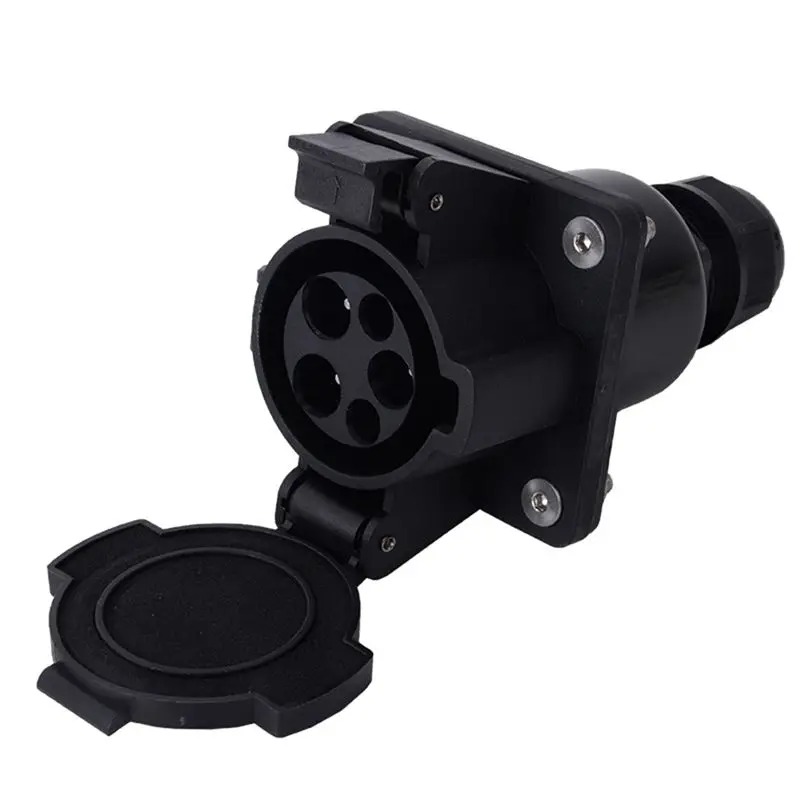 

AC34-EV Adapter Extension Cord Charging Seat Type 1 16A 32A 40A 60A 250V AC ,Sae J1772 EV Vehicle End Socket Outlet