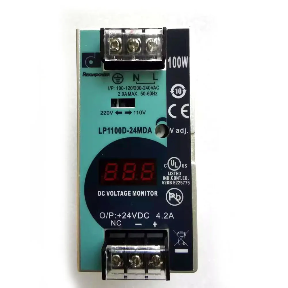 

REIGNPOWER LP1100D-24MDA Rail type switching power supply 100W/24V/4.2A Voltage regulation