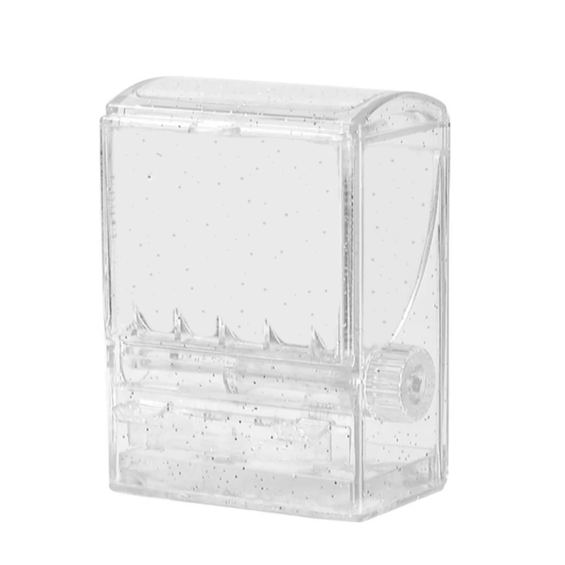 

Clear Toothpick Dispenser Elegant Vending Machines Toothpick Box for Home Use