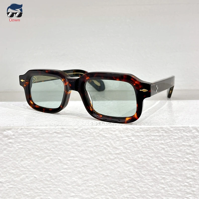 

Luxury Brand Rectangle Acetate Handmade Fashion Sunglasses Men Business Outdoor UV400 Women Elegant Prescription Glasses