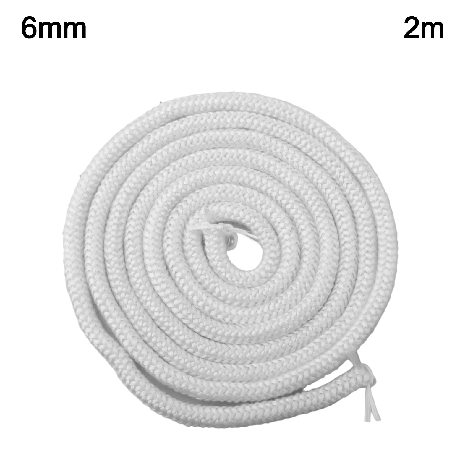 Gasket Fiberglass Rope Seal Sealing Performance White For Boiler 78 Inch/ 2meters And Wood Burning Stove Doors