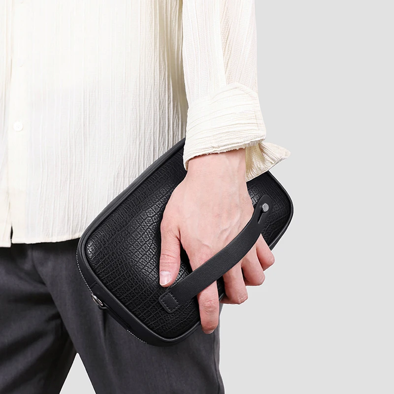 PU Leather Male Mini Shoulder Bag Casual Men Day Clutch Phone Bag 가방 Fashion Men's Multifunctional Small Handbag High Quality