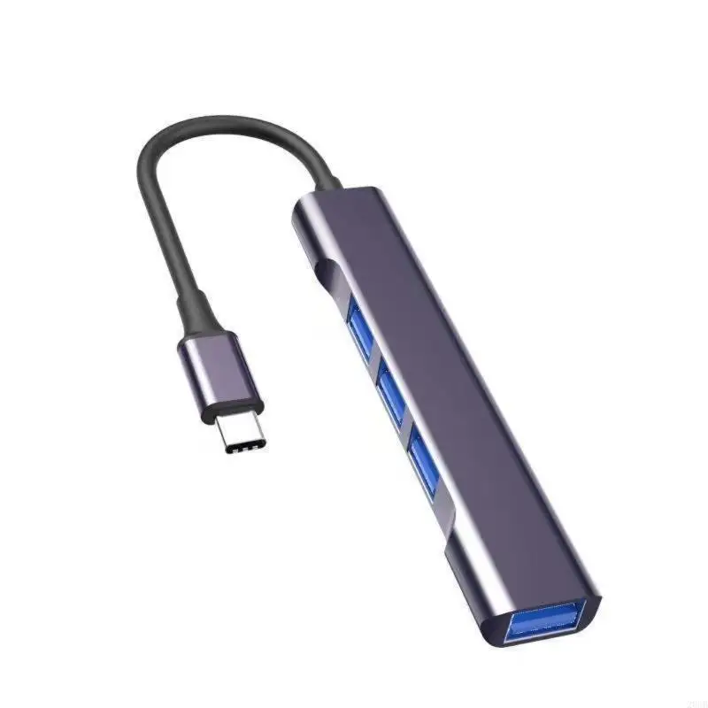 20CB USB C/USB 허브에서 4 포트 3xUSB2.0+1XUSB3.0 5GBPS 데이터 전송을위한 데이터 전송