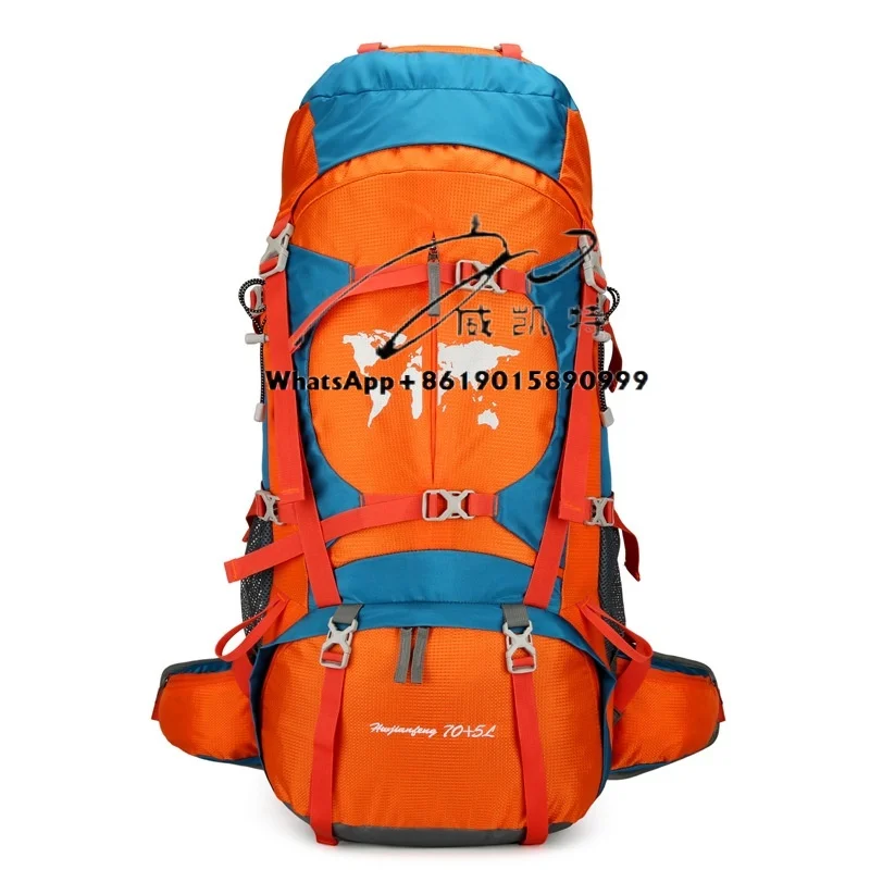 

70 Litre High Capacity Hiking Bag Oxford Cloth Outdoor Hiking Backpack Travel Camping Stand Backpack