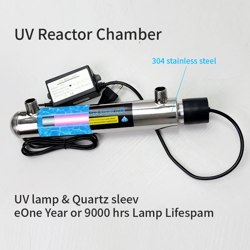 Reverse Osmosis RO Water Filter System With UV Purifier And Softener Tap Functional Water Filtration For Drinking Water