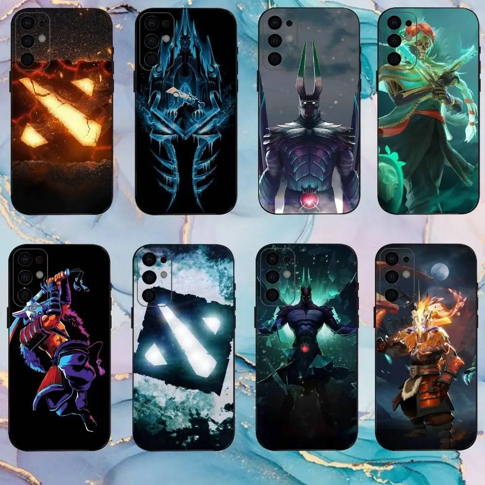 D-Dota 2 Cool Game Phone Case For Samsung S25,S24,S21,S22,S23,S30,Ultra,S20,Plus,Fe,Lite,Note,10,9,5G Black Cover