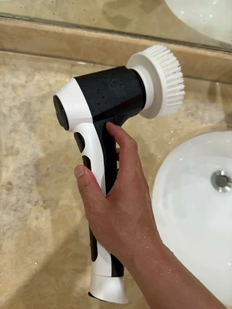 Applicable to100W high power handheld cleaning brush, IPX8 waterproof, replaceable brush head