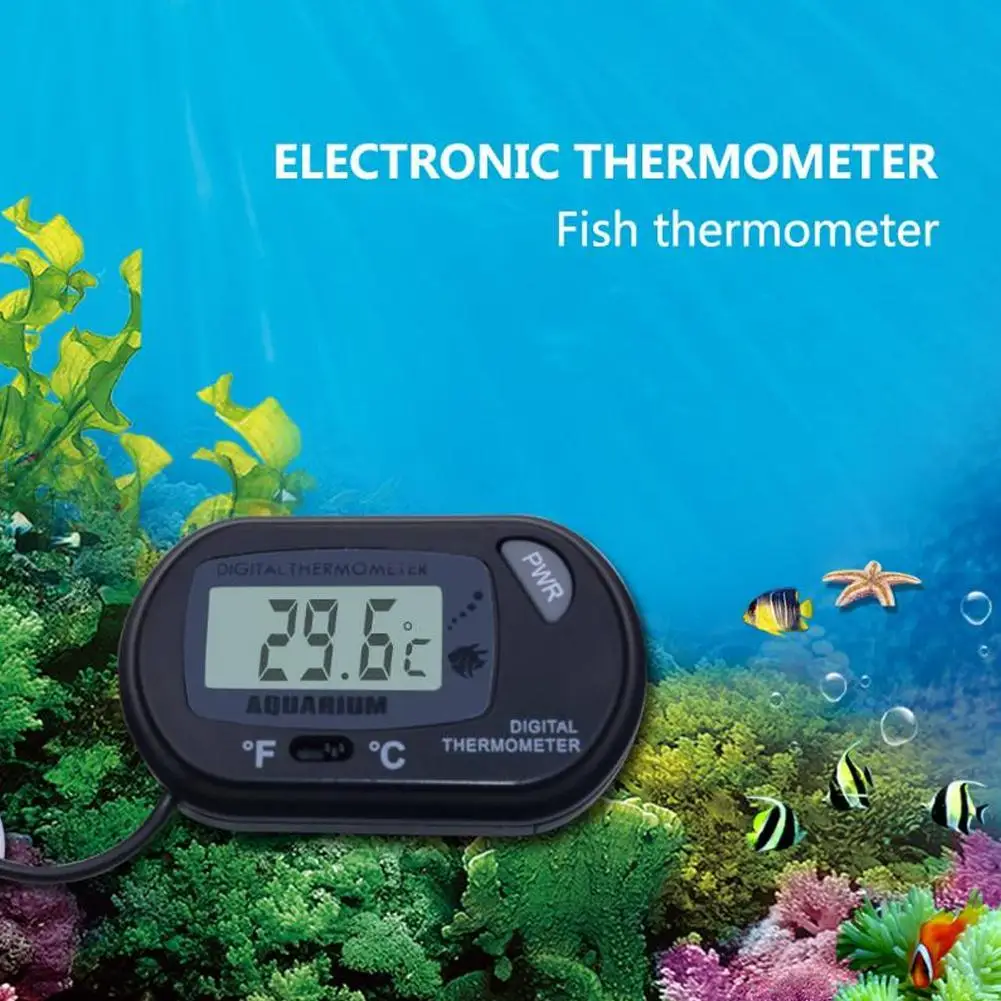 Aquarium-Thermometer, wasserdicht, elektronisches Thermometer, LCD, digitaler Aquarium-Bildschirm, Sensor, Thermometer-Controller mit Sonde – Detail 10