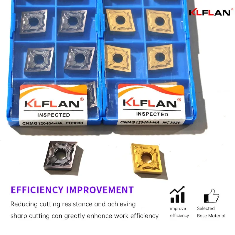 Korean CNC Insert CNMG120404 CNMG120408  External Turning Insert Cemented Carbide Lathe Tool For Steel Or Stainless Steel Machin