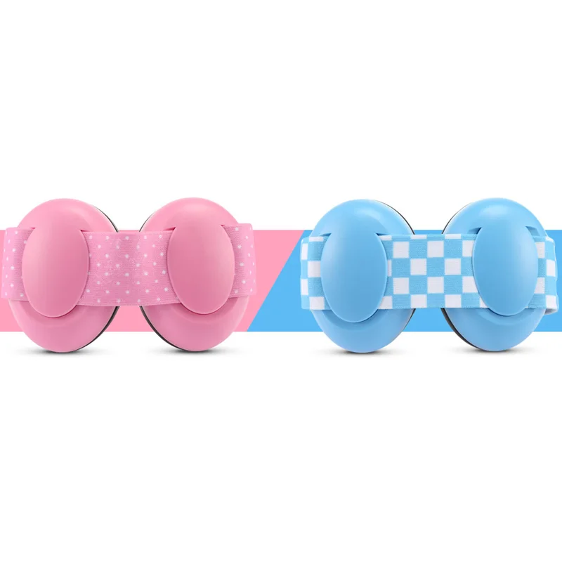 Rise-2 Paar Baby Anti-Noise Ohren schützer Gummiband Gehörschutz Baby Ohren schützer Schallschutz Hör kopfhörer Gehörschutz-Blau