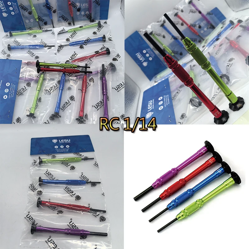 LESU Hexagonal Screw Wrench 1.7MM 2.0MM 2.5MM 3.0MM Socket Nut Socket Modified Model Tool GLKU RC  Store Truck DIY Parts Toys