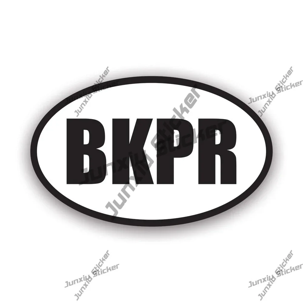 

Bkpr Beekeeper Oval Sticker Bee Keeper Beekeeping Hive Honey Occlusion Scratch Decal Funny Waterproof Exterior Car Stickers