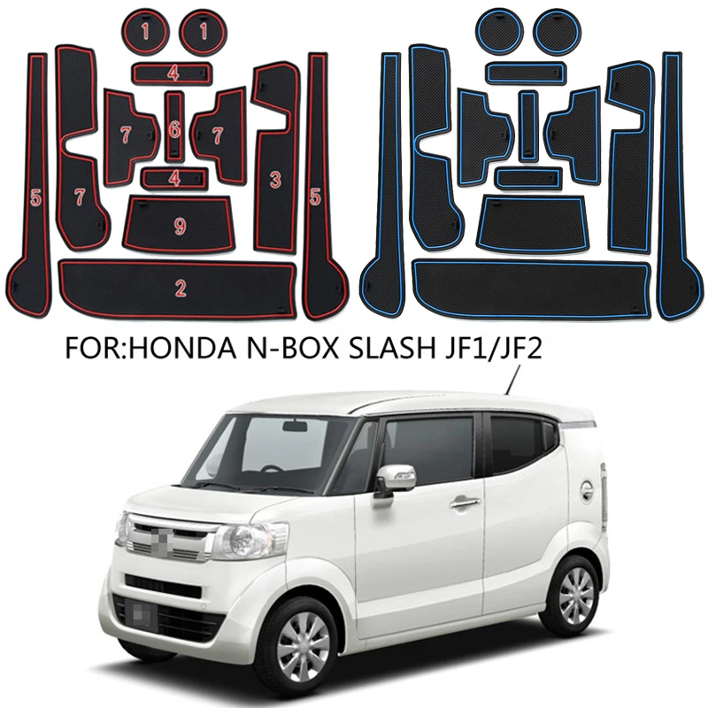 

Car Door Groove Mat For Honda N-BOX Slash JF1 JF2 Door Slot Pads Modified Dust Pad Storage Pad Car Interior Accessorie