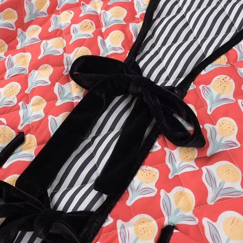 Parkas Womens Biker Fall Polyester Spray-Bonded Stuffed Wadding Double-Pocket Concealed Flap Pocket Crewneck Extended Leisure OL