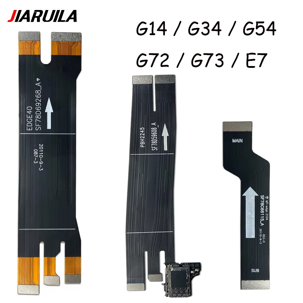 10Pcs，Tested For Moto G84 G73 G72 G54 G34 G14 Edge 30 Pro 40 Plus Dock Connector Micro USB Charger Charging Port Mainboard Flex