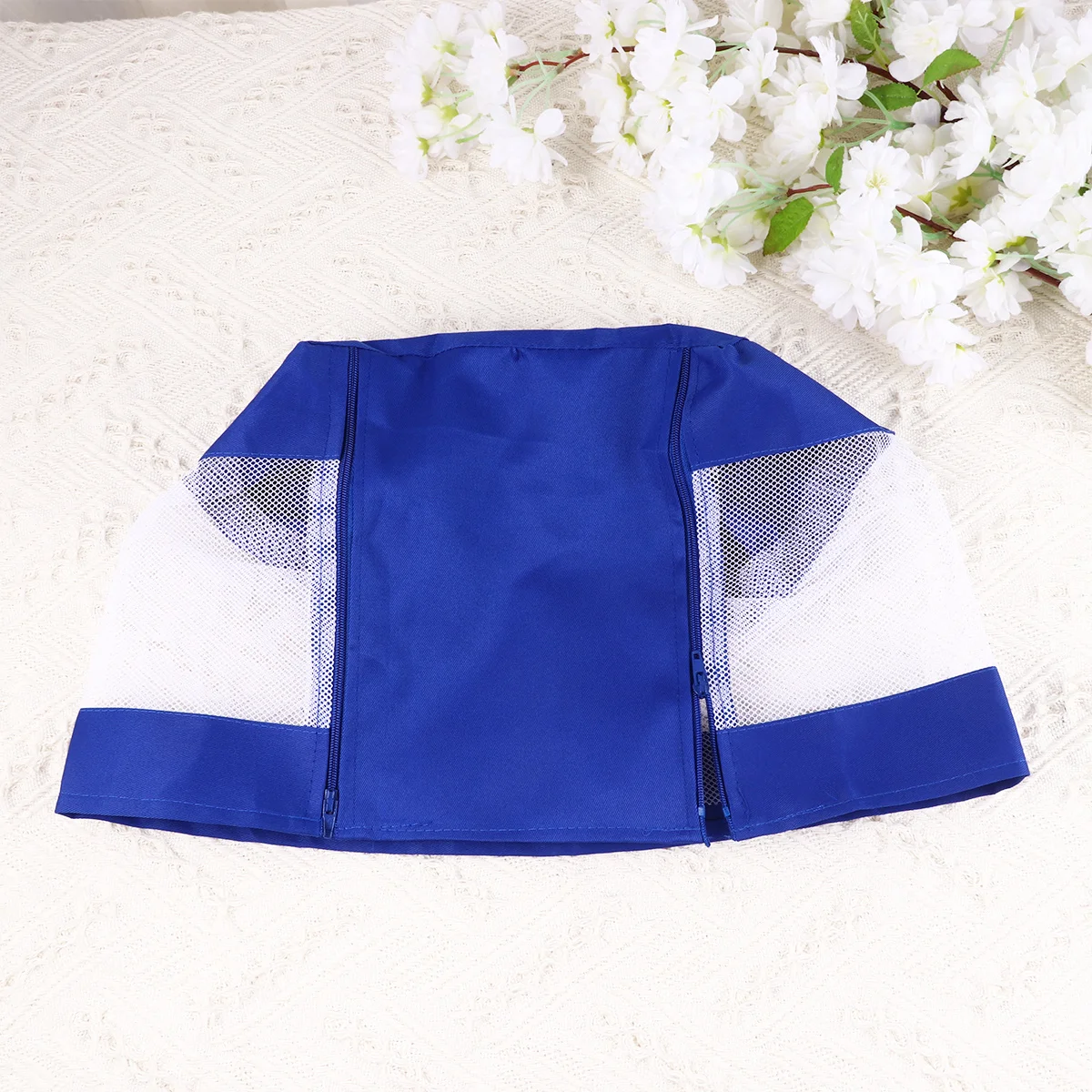 

Bird Cage Cloth Cover Mesh Shield 3 Side Open Zipper Design Breathable Air Circulation Non Blocking Light Cage Skirt Accessory