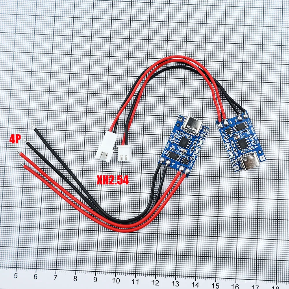 1PC TP4056 1A Lithium Battery Charging Board Module TYPE-C USB Interface Output Charging Protection 2-in-1 With XH2.54 Terminal