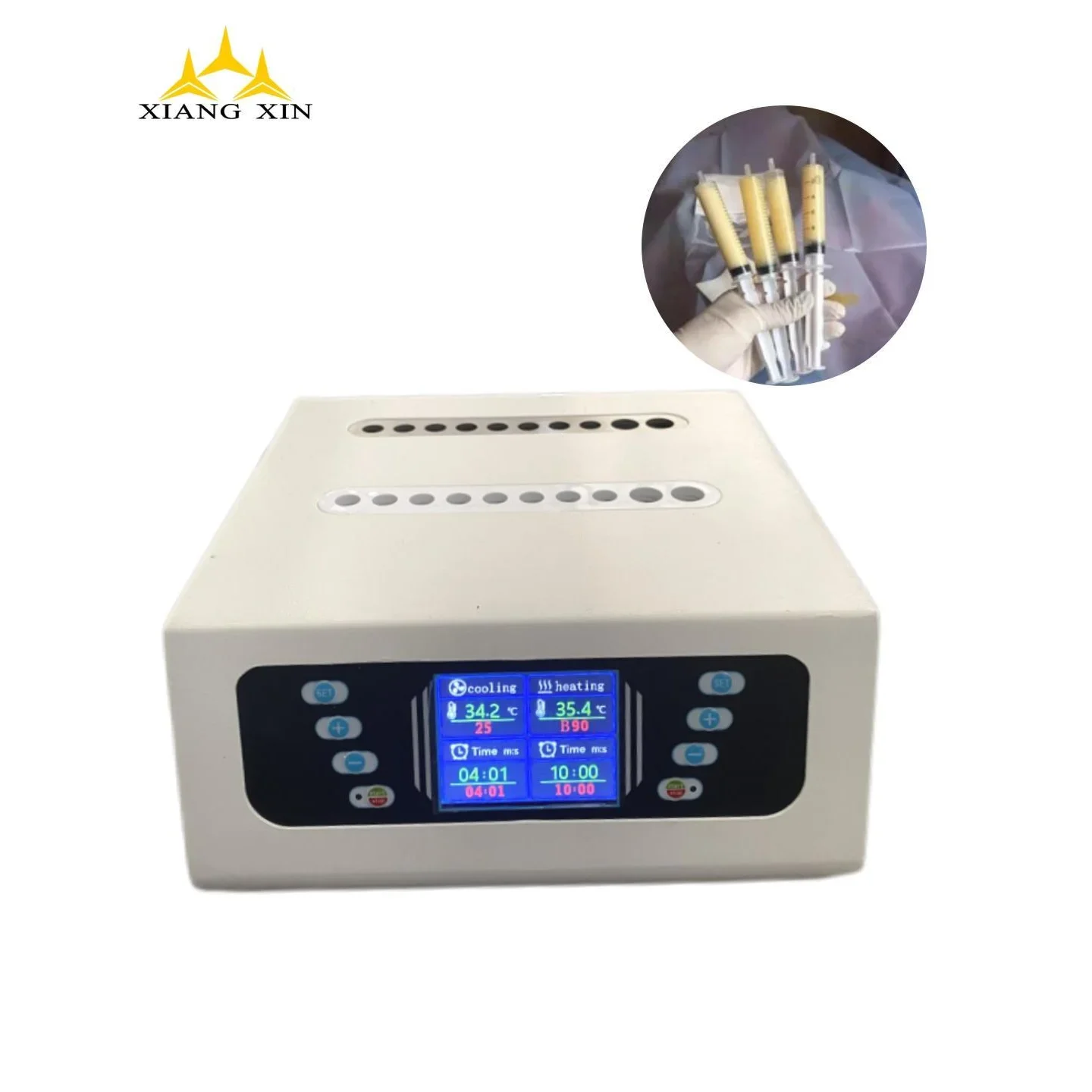 LCD Independent control for cooling and heating PPP (Plasma )gel Maker machine