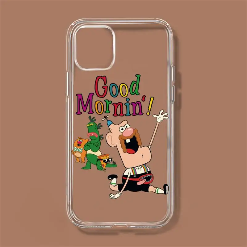 Cartoon Uncle Grandpa Phone Case For Samsung GalaxyS20 S21 S30 FE Lite Plus A21 A51S Note20 Transparent Shell