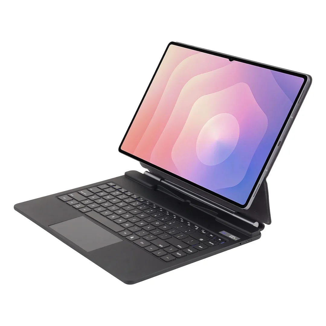 Backlight Magic Keyboard Case For Samsung Galaxy Tab S11 Ultra 14.6 2025 S10 S9 S8 Ultra Tablet Smart Cover Folio Multi-Touch