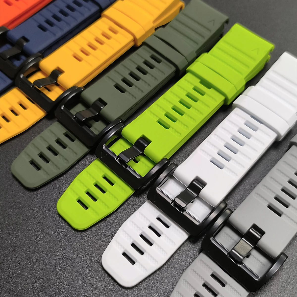 22/26 مللي متر QuickFit حزام ل Garmin Fenix 8 PRO 7X 7 6X 6 5X 3HR/Enduro 3 ساعات سيليكون الفرقة Forerunner 970 965/Quatix 8 سوار