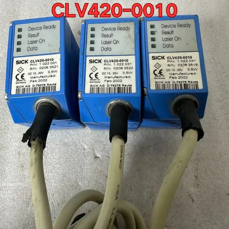 Second-hand CLV420-0010 code scanner function test is normal Quotation in November 2025