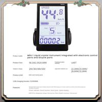A46M-M6H Electric Bike LCD Display Meter Dashboard 24V 36V 48V 60V Universal E Scooter LCD Panel Screen For Electric Bike