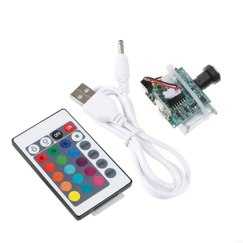 16 Colors USB LED Moon Lamp Board Remote Control Light Source Night 3D Printer Parts With Remote Control