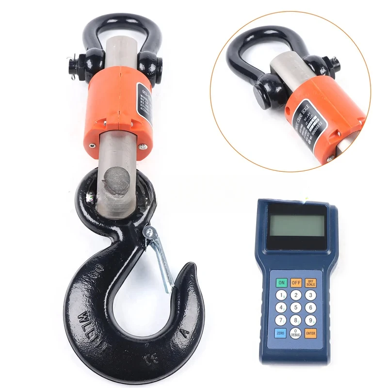 

Digital Electronic Hanging Crane Scale, Remote Control Tool, Handheld Meter, 10T