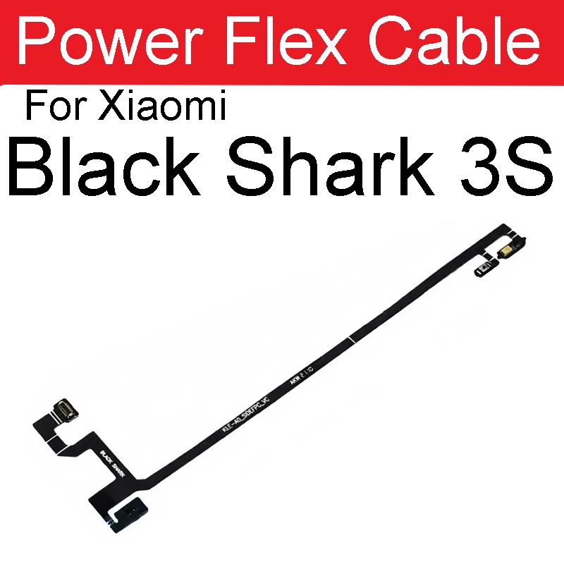 Power Key Volume Control Side Button Flex Cable Ribbon For Xiaomi Black Shark 1 2 3 3S 4 BlackShark 2 3 4 4s Pro Side Key Repair