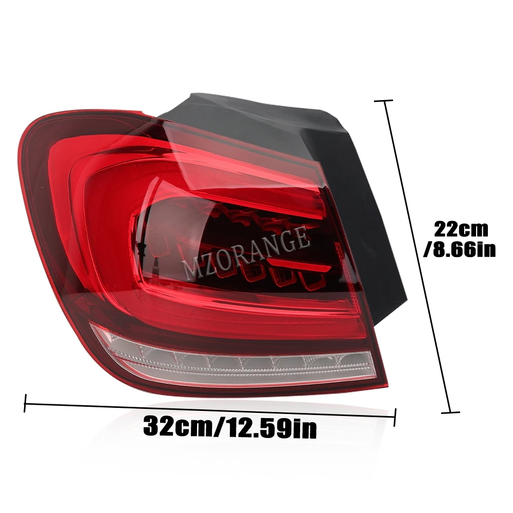 Outer LED Tail Light for Mercedes-Benz A Class W177 2018-2022 Rear