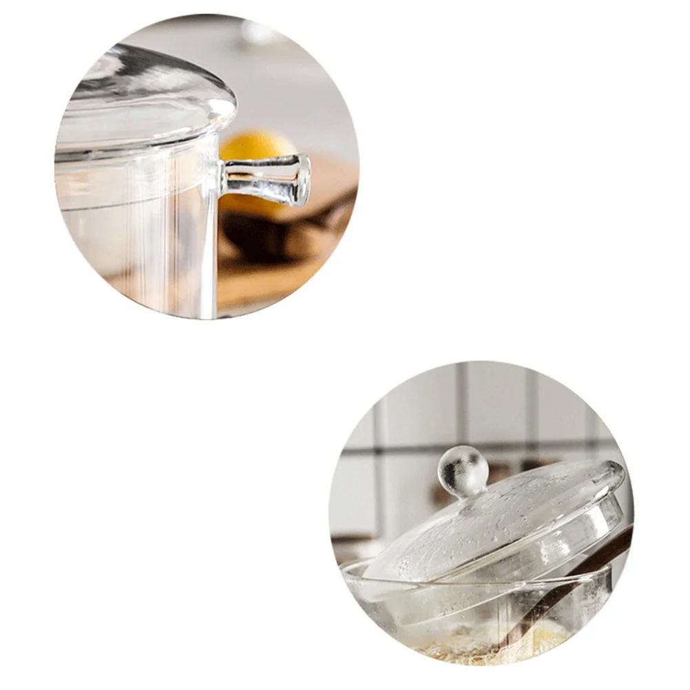 

1л прозрачная термостойкая стеклянная кастрюля с крышкой, сковорода для приготовления лапши быстрого приготовления, миска для тушеного соуса, домашняя кухня, миски для лапши