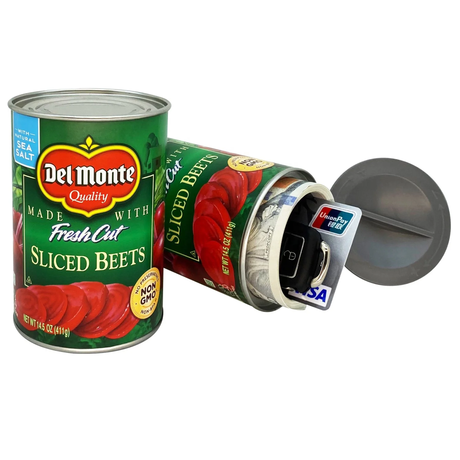 Hidden Compartment Diversion Safe Food Cans Secret Stash Hiding Container Kitchen Cupboard Hide Cash Hidden