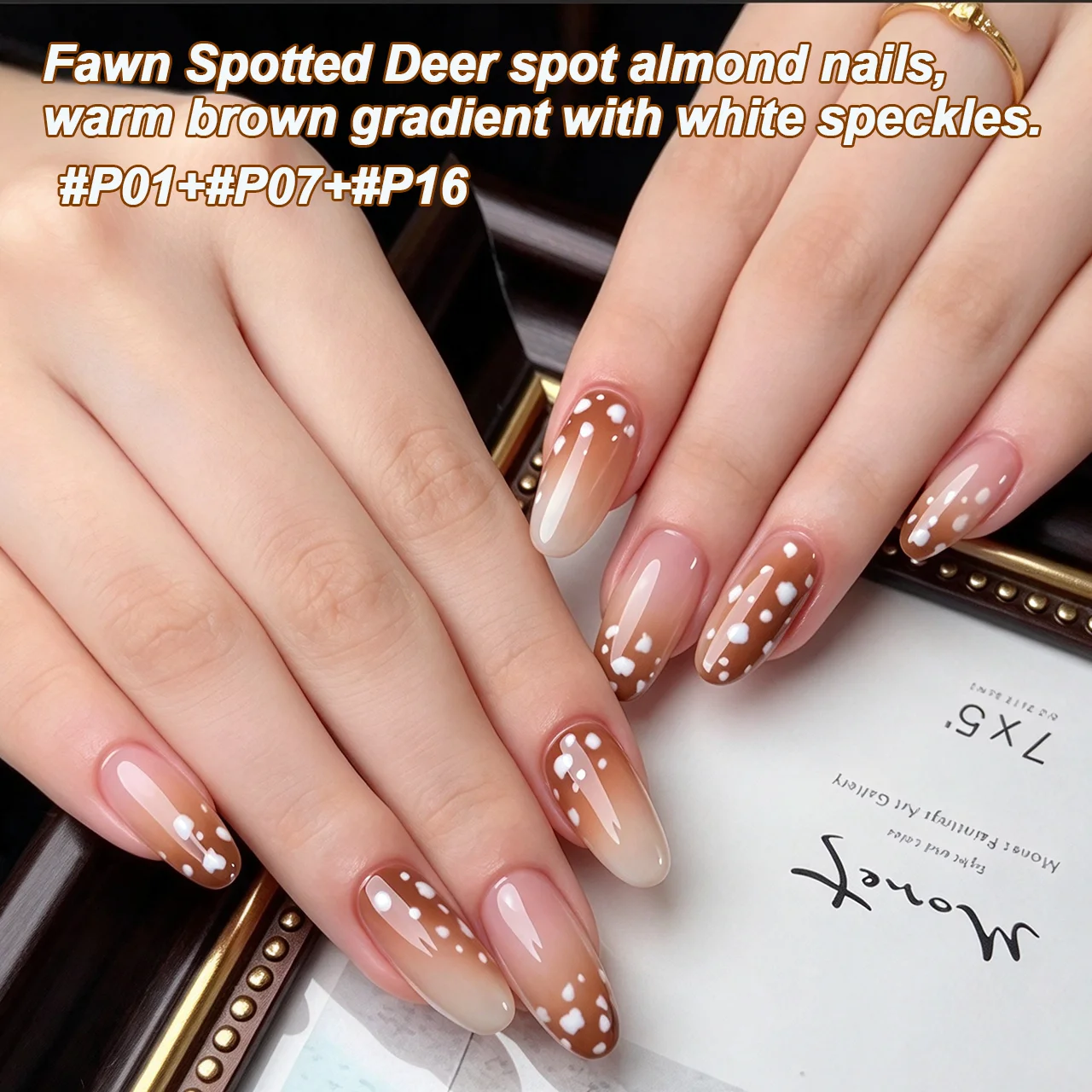 3PCS Cushion Patting Nail Gel Polishes UV LED Nails Lamp Nail Art Supplies Fawn Spotted Semi-permanent Salon Manicure Varnishes